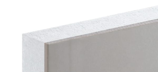 Lastra cartongesso Accoppiata con polistirolo fibran