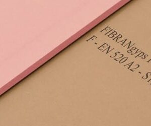 Lastra cartongesso ignifuga fibran