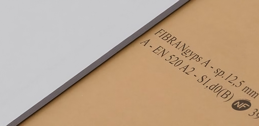 Lastra cartongesso standard fibran